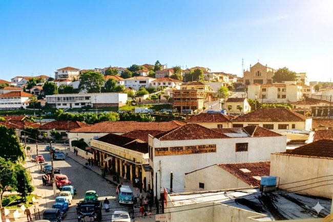 Centro de Mauá na década de 1970