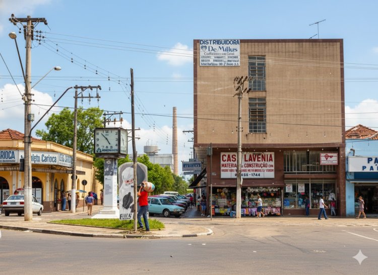 Praça Primeiro de Maio nos anos 1980: a memória do centro de Mauá em imagem restaurada
