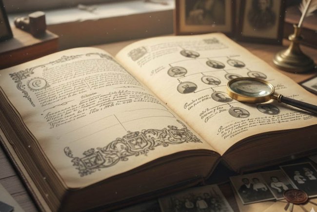O que os registros antigos revelam sobre sua família