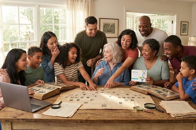 Uma pesquisa genealógica pode revelar laços inesperados