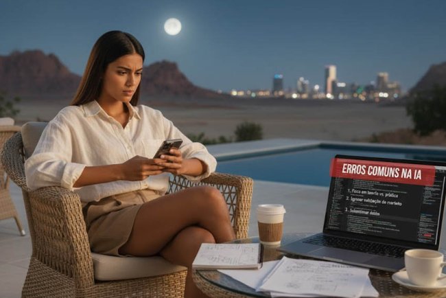 Erros comuns ao tentar ganhar dinheiro com IA atrasam novos empreendedores digitais