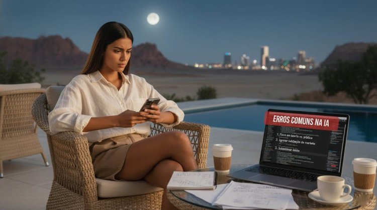 Erros comuns ao tentar ganhar dinheiro com IA atrasam novos empreendedores digitais