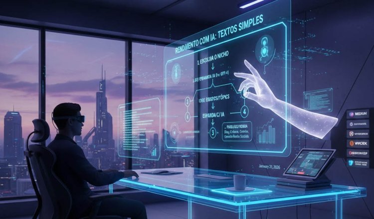 Como fazer renda com IA criando textos simples (passo a passo)